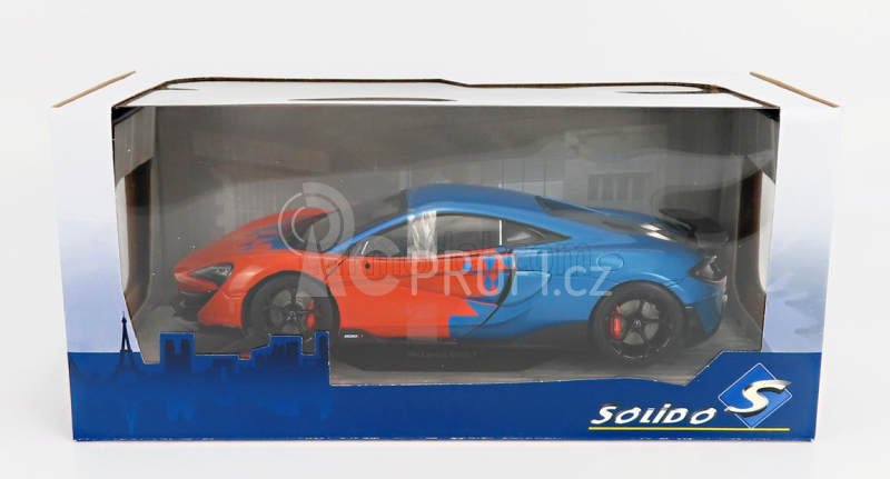 Solido Mclaren 600lt F1 Team Tribute Livery 2019 1:18 Oranžová Modrá