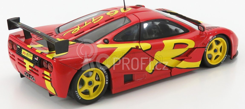 Solido Mclaren F1 Gtr Short Tail 1996 1:18 Červená Žlutá