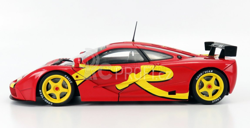 Solido Mclaren F1 Gtr Short Tail 1996 1:18 Červená Žlutá