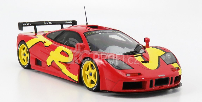 Solido Mclaren F1 Gtr Short Tail 1996 1:18 Červená Žlutá