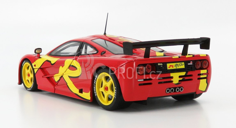Solido Mclaren F1 Gtr Short Tail 1996 1:18 Červená Žlutá