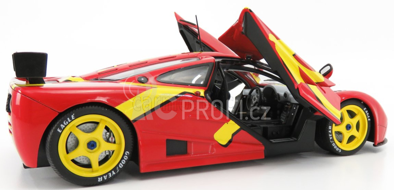Solido Mclaren F1 Gtr Short Tail 1996 1:18 Červená Žlutá