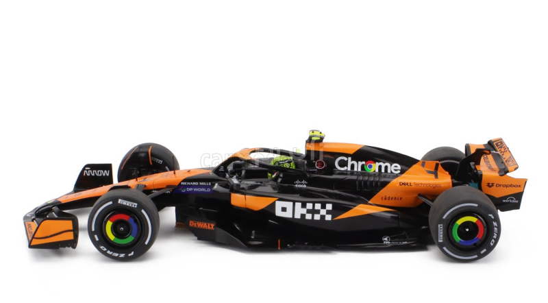 Solido Mclaren F1  Mcl38 Team Mclaren N 4 Winner Miami Gp 2024 First F1 Victory Lando Norris 1:18 Oranžová Černá