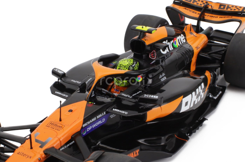 Solido Mclaren F1  Mcl38 Team Mclaren N 4 Winner Miami Gp 2024 First F1 Victory Lando Norris 1:18 Oranžová Černá
