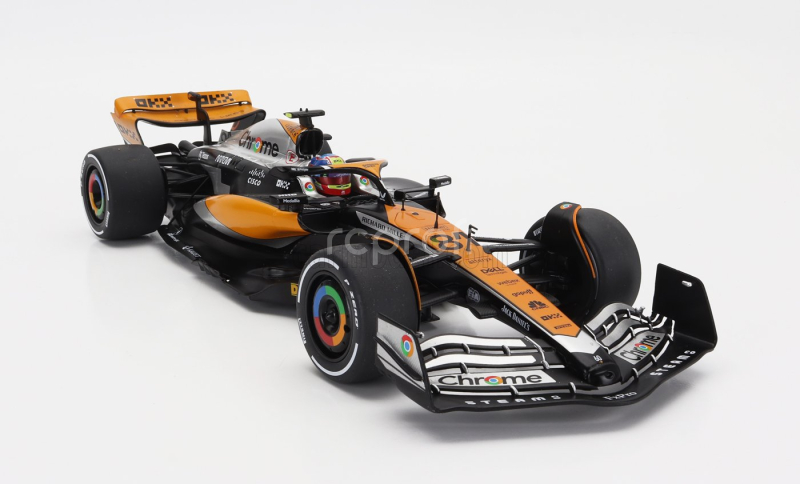 Solido Mclaren F1  Mcl60 Team Mclaren N 81 4th British Gp 2023 Oscar Piastri 1:18 Oranžová Černá
