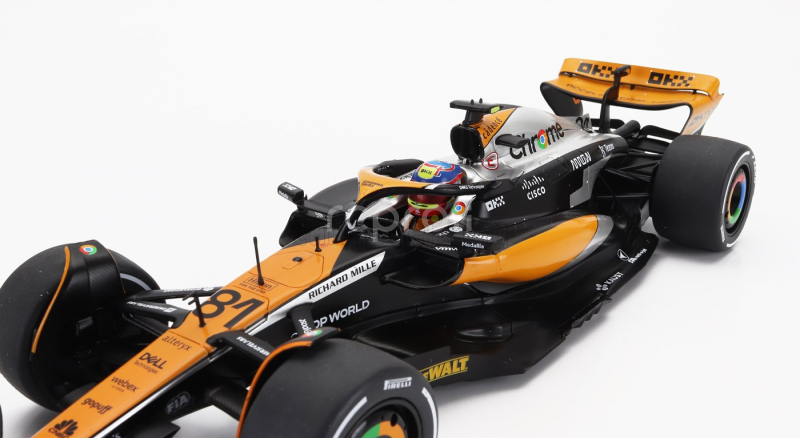 Solido Mclaren F1  Mcl60 Team Mclaren N 81 4th British Gp 2023 Oscar Piastri 1:18 Oranžová Černá