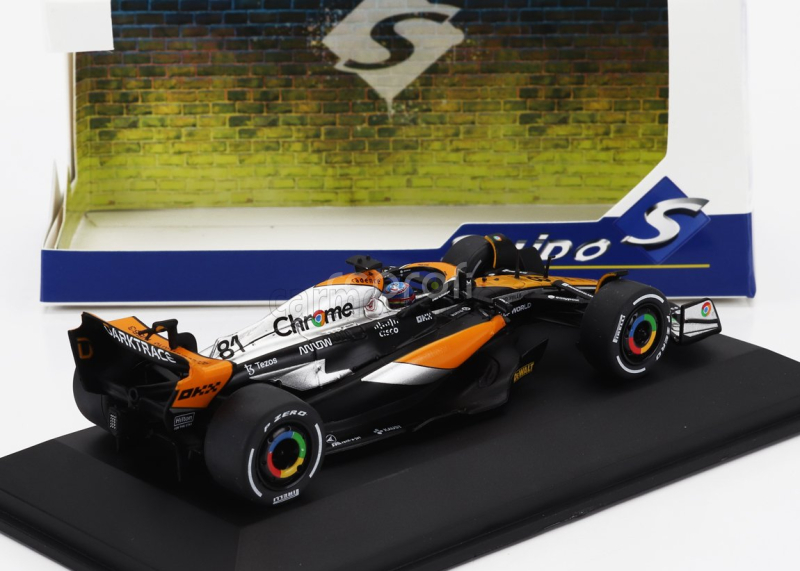Solido Mclaren F1  Mcl60 Team Mclaren N 81 4th British Gp 2023 Oscar Piastri 1:43 Oranžová Černá
