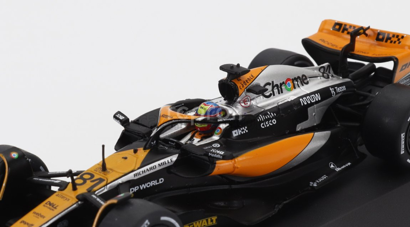 Solido Mclaren F1  Mcl60 Team Mclaren N 81 4th British Gp 2023 Oscar Piastri 1:43 Oranžová Černá