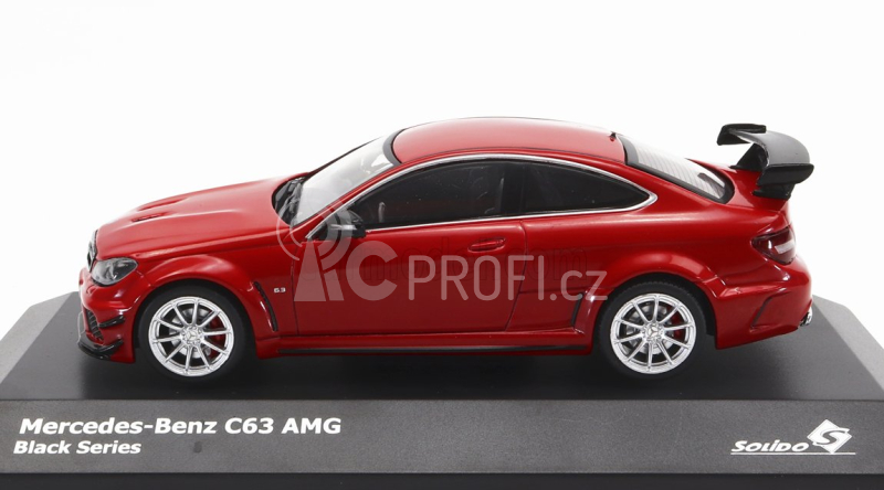 Solido Mercedes benz C-class C63 6.3 V8 Amg Black Series 2012 1:43 Opálová Červená