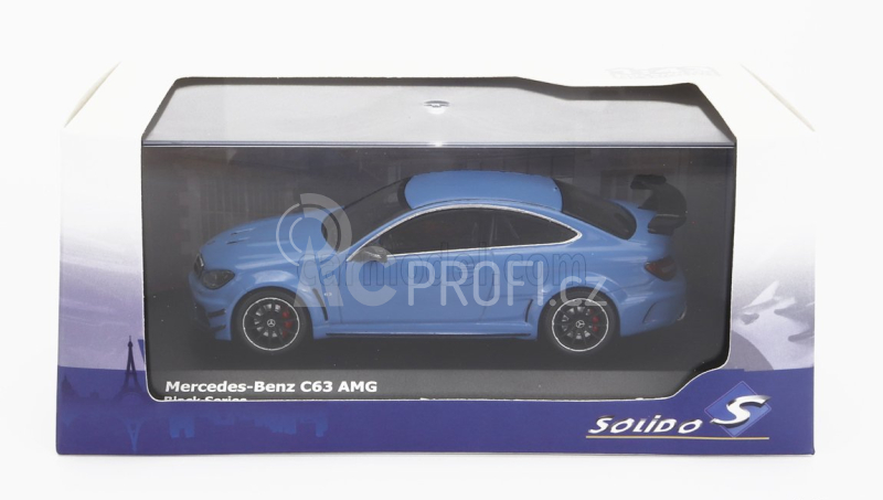 Solido Mercedes benz C-class C63 Amg Black Series 2012 1:43 Blue