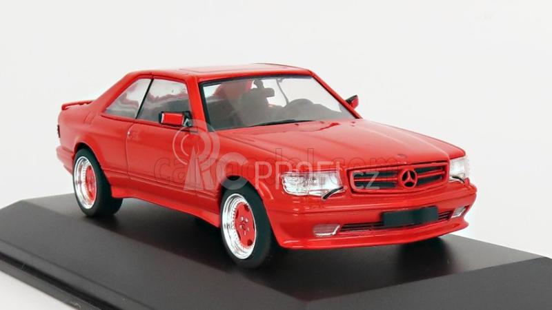 Solido Mercedes benz S-class 560sec Amg (c126) Wide Body 1990 1:43 Red