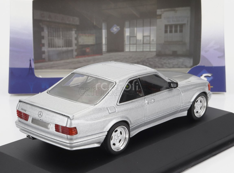 Solido Mercedes benz S-class 560sec Amg (c126) Wide Body 1990 1:43 Silver