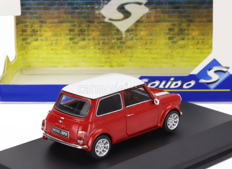 Solido Mini Cooper Sport 1997 1:43 Červená Bílá