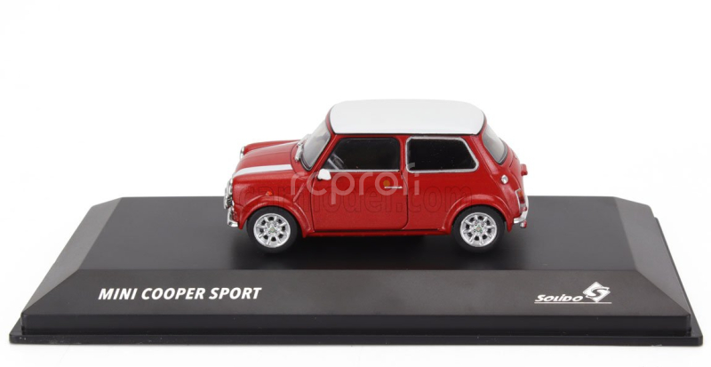 Solido Mini Cooper Sport 1997 1:43 Červená Bílá