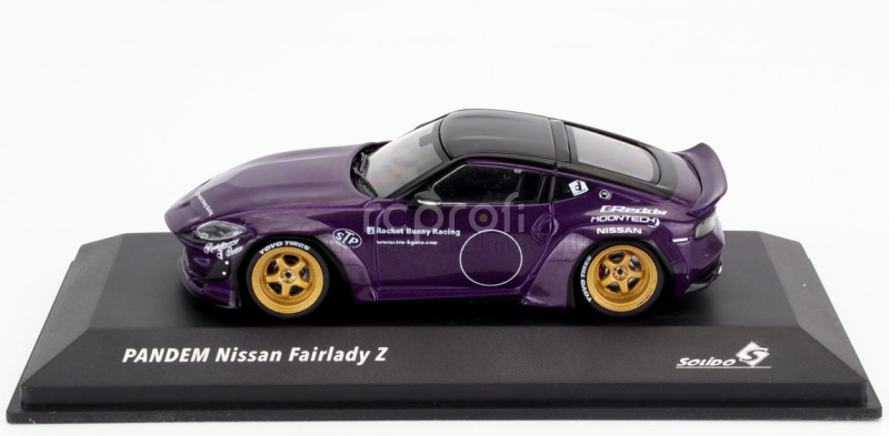 Solido Nissan 400z Coupe Rocket Bunny 2022 1:43 Purple