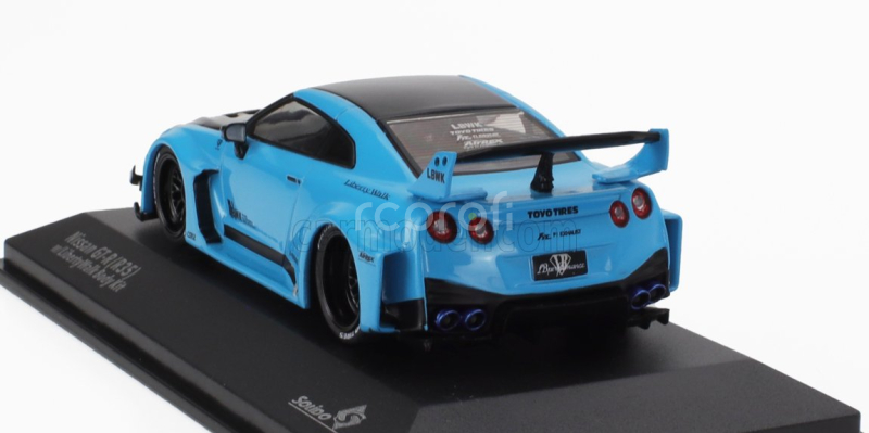 Solido Nissan Gt-r (r35) Lb Works Silhouette Coupe 2019 1:43 Modrá Černá