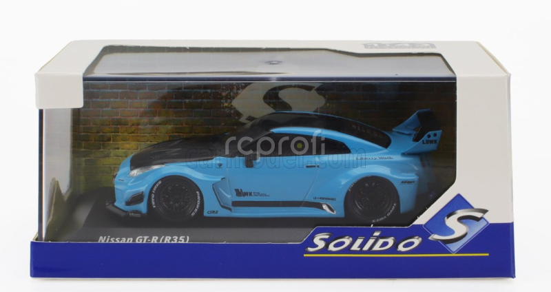 Solido Nissan Gt-r (r35) Lb Works Silhouette Coupe 2019 1:43 Modrá Černá