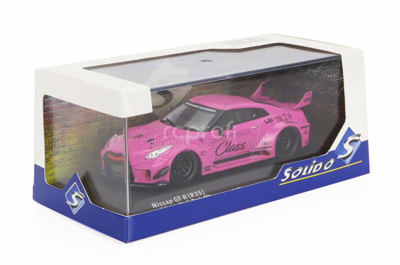 Solido Nissan Gt-r (r35) Liberty Walk Body Kit Coupe 2019 1:43 Pink