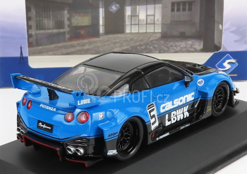 Solido Nissan Gt-rr (r35) Lb Works Coupe Calsonic 2016 1:43 Modrá Černá