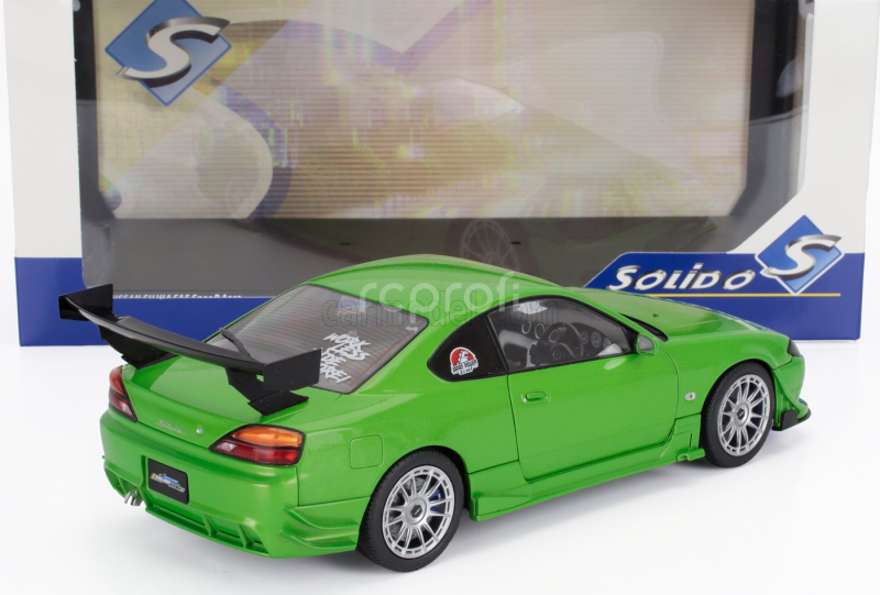 Solido Nissan Silvia (s15) Coupe Spec-r Aero 1999 1:18 Green Met