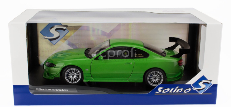 Solido Nissan Silvia (s15) Coupe Spec-r Aero 1999 1:18 Green Met