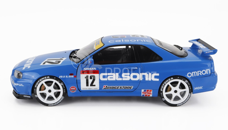 Solido Nissan Skyline Gt-r (r34) Streetfighter N 12 Calsonic Tribute 2000 1:18 Blue
