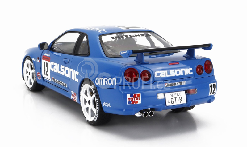 Solido Nissan Skyline Gt-r (r34) Streetfighter N 12 Calsonic Tribute 2000 1:18 Blue
