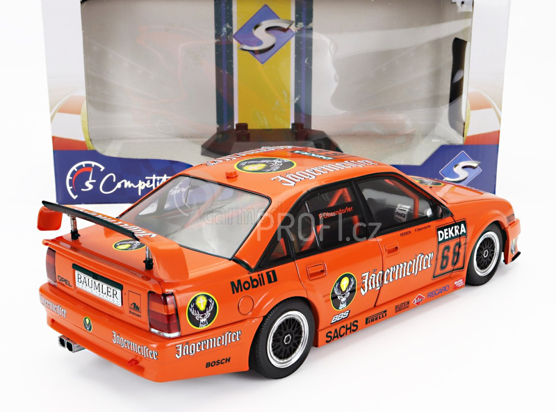 Solido Opel Omega Evo 500 Jagermeister Team Schubel N 66 Season Dtm 1991 P.oberndorfer 1:18 Orange