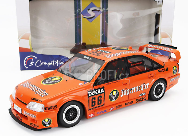Solido Opel Omega Evo 500 Jagermeister Team Schubel N 66 Season Dtm 1991 P.oberndorfer 1:18 Orange