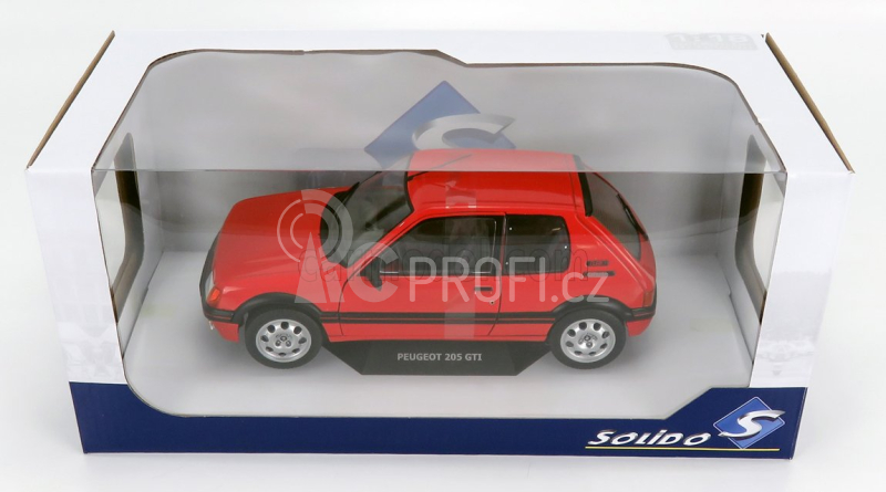 Solido Peugeot 205 1.9 Gti 1988 1:18 Red