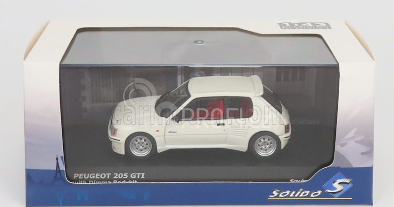Solido Peugeot 205 Gti Dimma Body Kit 1988 1:43 Bílá