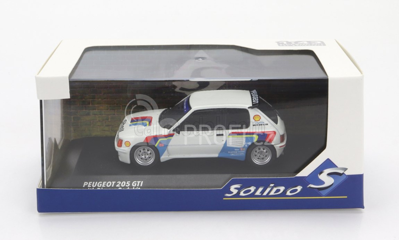 Solido Peugeot 205 Gti Dimma Rally Tribute 1992 1:43 Bílá