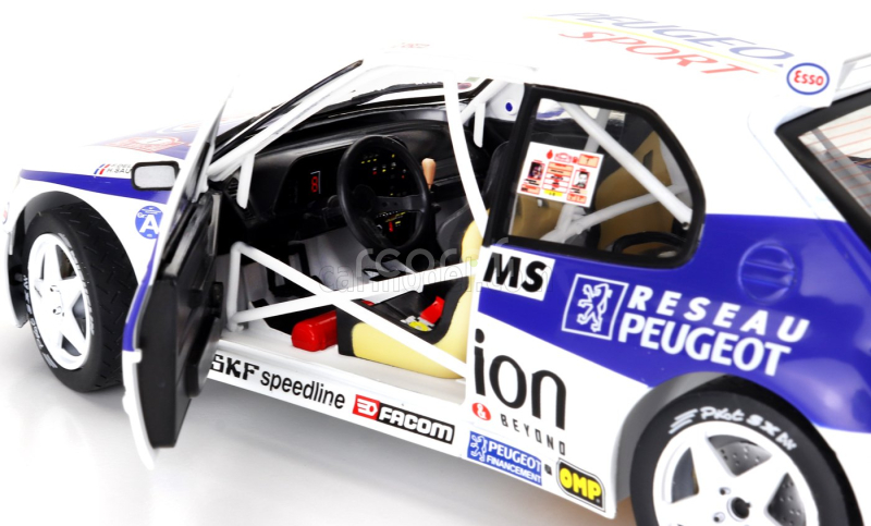 Solido Peugeot 306 Maxi N 1 2nd Rally Montecarlo 1996 Francois Delecour - Herve Sauvage 1:18 Bílá Modrá