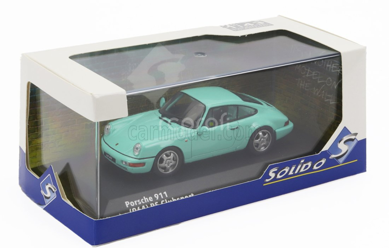 Solido Porsche 911 964 Rs Clubsport Coupe 1994 1:43 Světle Zelená