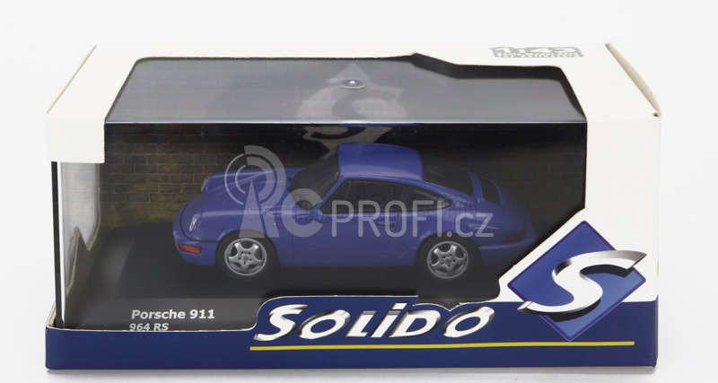 Solido Porsche 911 964 Rs Coupe 1992 1:43 Blue