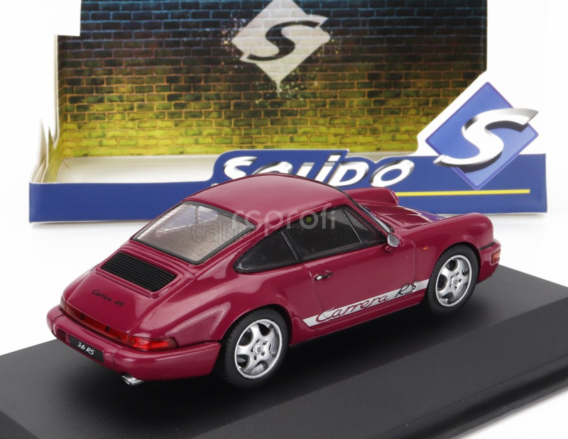 Solido Porsche 911 964 Rs Coupe 1992 1:43 Red
