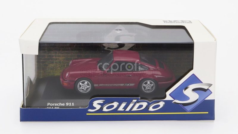 Solido Porsche 911 964 Rs Coupe 1992 1:43 Red