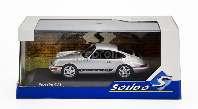Solido Porsche 911 964 Rs Coupe 1994 1:43 Silver