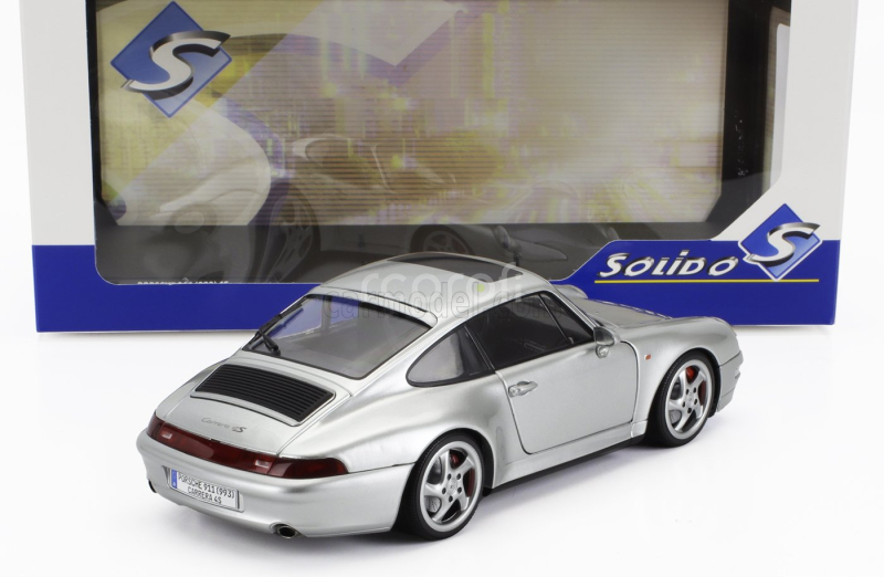 Solido Porsche 911 993 4s Coupe 1996 1:18 Silver