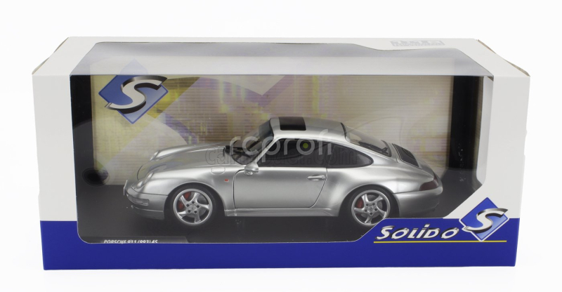 Solido Porsche 911 993 4s Coupe 1996 1:18 Silver