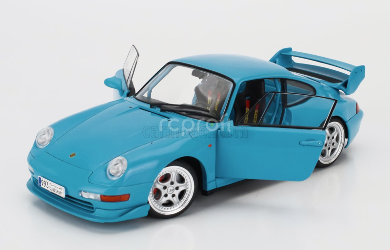 Solido Porsche 911 993 Carrera Rs Clubsport Coupe 1993 1:18 Riviera Blue