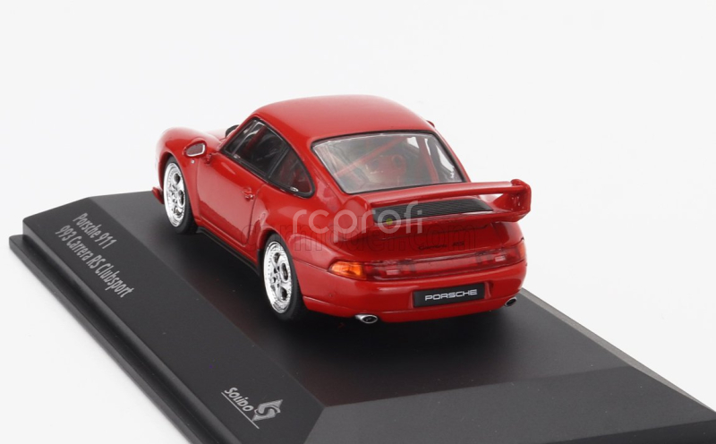 Solido Porsche 911 993 Rs Clubsport Coupe 1993 1:43 Red