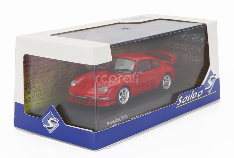 Solido Porsche 911 993 Rs Clubsport Coupe 1993 1:43 Red