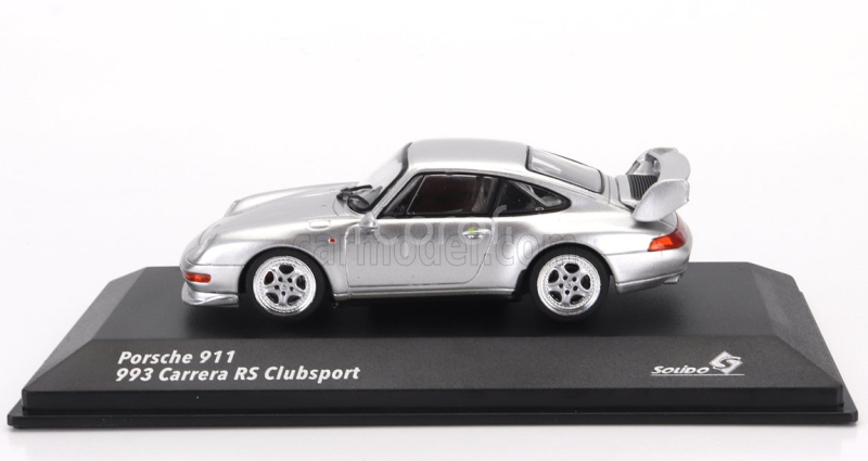 Solido Porsche 911 993 Rs Clubsport Coupe 1993 1:43 Silver