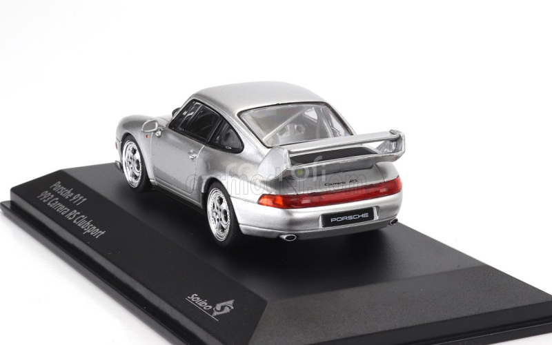 Solido Porsche 911 993 Rs Clubsport Coupe 1993 1:43 Silver