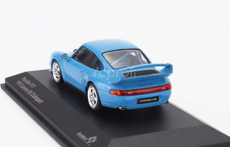 Solido Porsche 911 993 Rs Clubsport Coupe 1993 1:43 Světle Modrá
