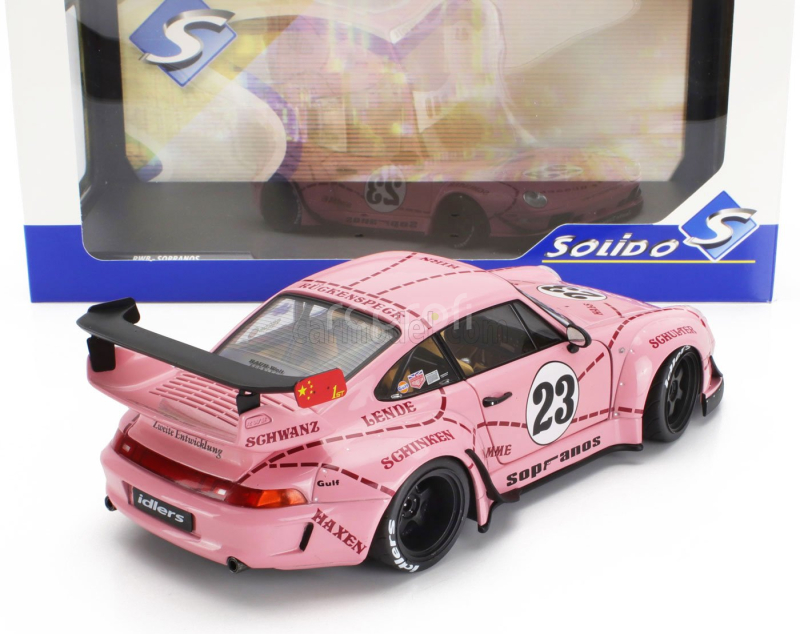 Solido Porsche 911 993 Rwb Bodykit N 23 Pink Pig Coupe 2020 1:18 Pink