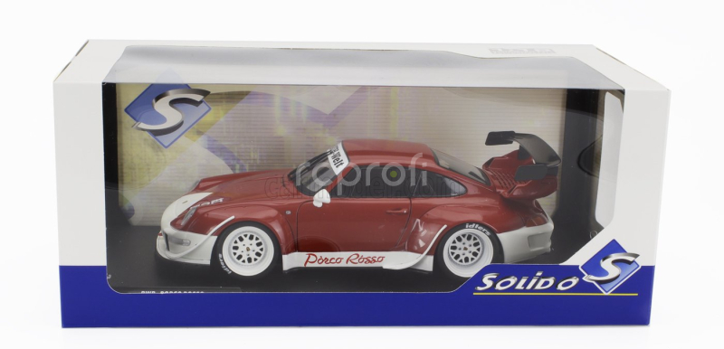 Solido Porsche 911 993 Rwb Bodykit Porco Rosso Coupe 2020 1:18 Bílá Červená