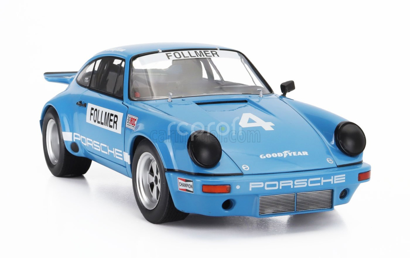 Solido Porsche 911 Carrera 3.0 Rsr N 4 Iroc Riverside 1974 George Follmer 1:18 Blue