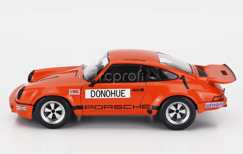 Solido Porsche 911 Rs 3.0l Coupe N 1 Winner Iroc Daytona 1974 Mark Donohue 1:18 Orange